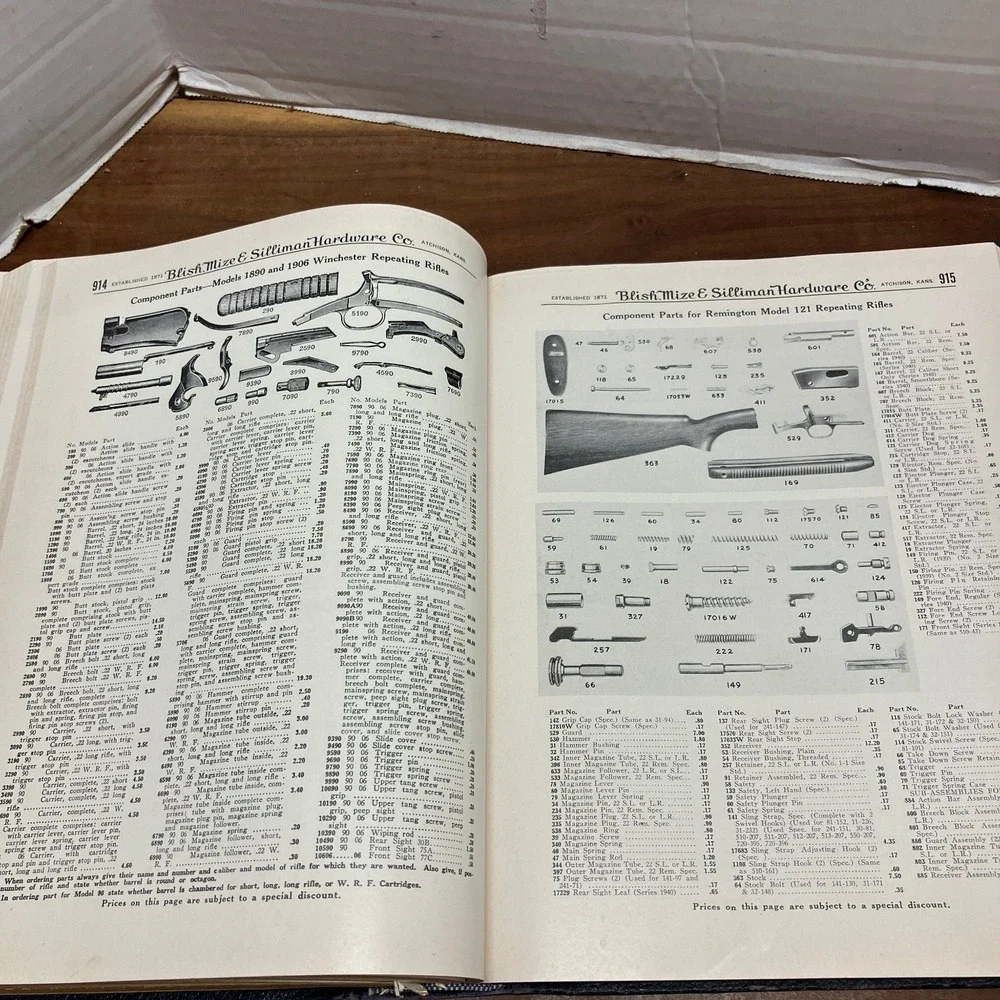 Blish, Mize & Silliman Hardware Catalog No 50 1950 Atchison Kansas Vintage